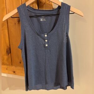 Aerie Blue Button-Down Shirt